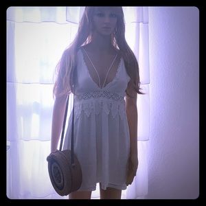 Hot white summer dress